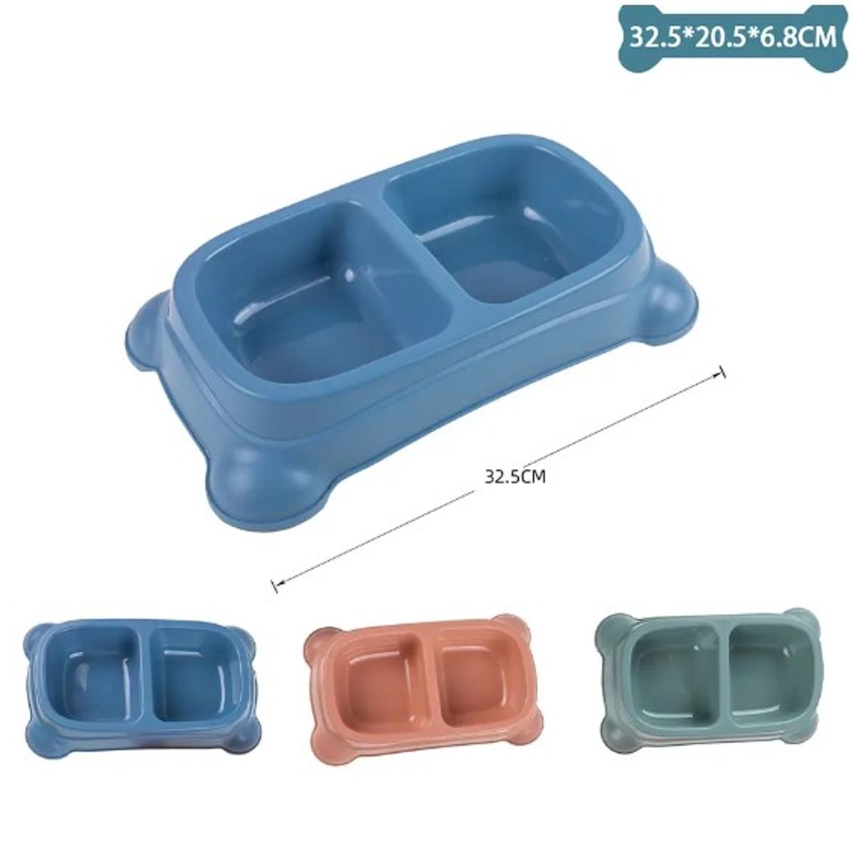 GENERICO - Plato Doble Mediano Color Aleatorio 32520568Cm