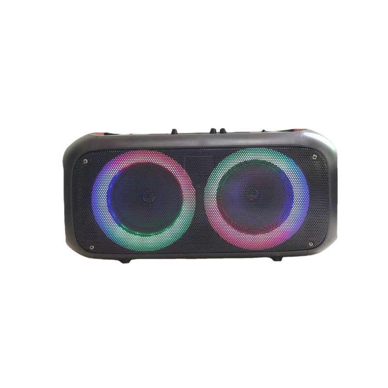 GENERICO - Parlante Bluetooth Con Luces Led Y Micrófono Con Cuerdas MT
