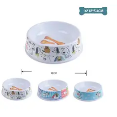 GENERICO - Plato Plástico Redondo Diseño Aleatorio 1618354Cm