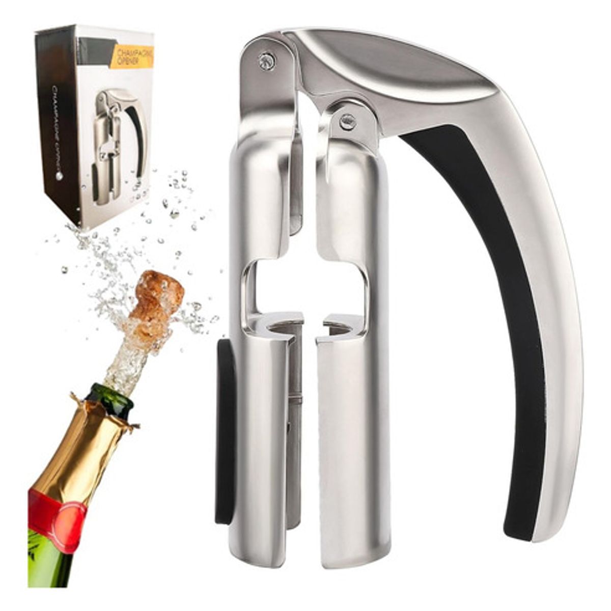 GENERICO - Descorchador Sacacorchos Destapador Champagne Vino Espumante
