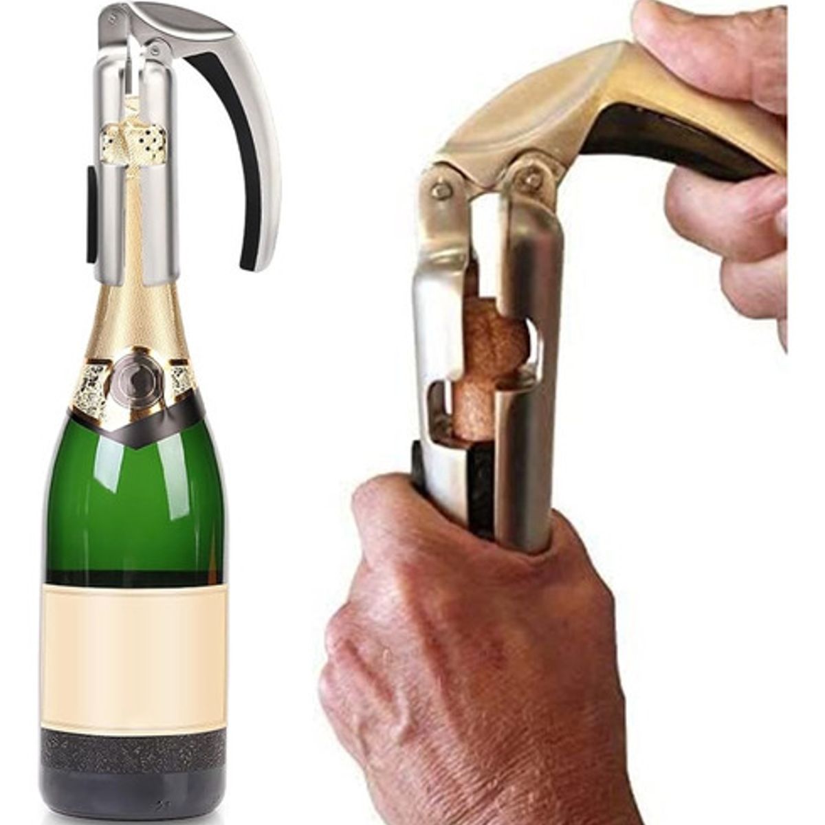 GENERICO - Descorchador Sacacorchos Destapador Champagne Vino Espumante