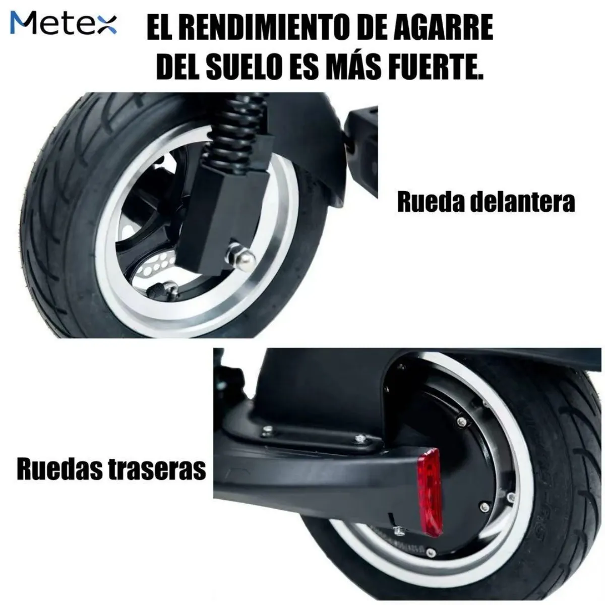 METEX - Scooter Eléctrico 800w Black