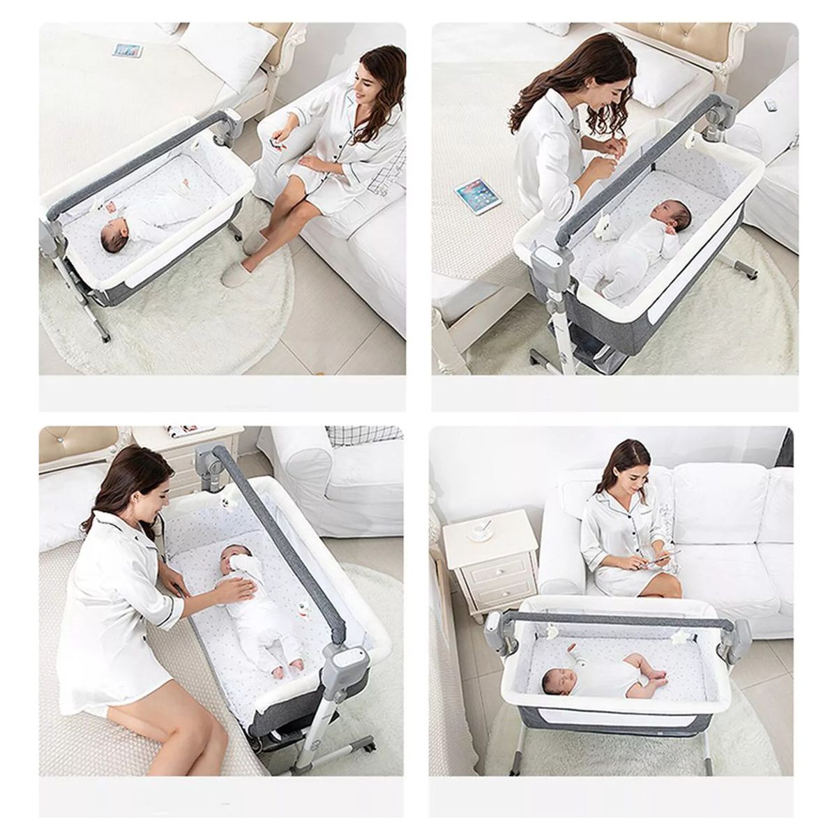 U BUY - Mecedora Automática Para Cuna Junto A La Cama