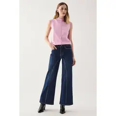 ASH - Jeans Semi Formal Liso Azul