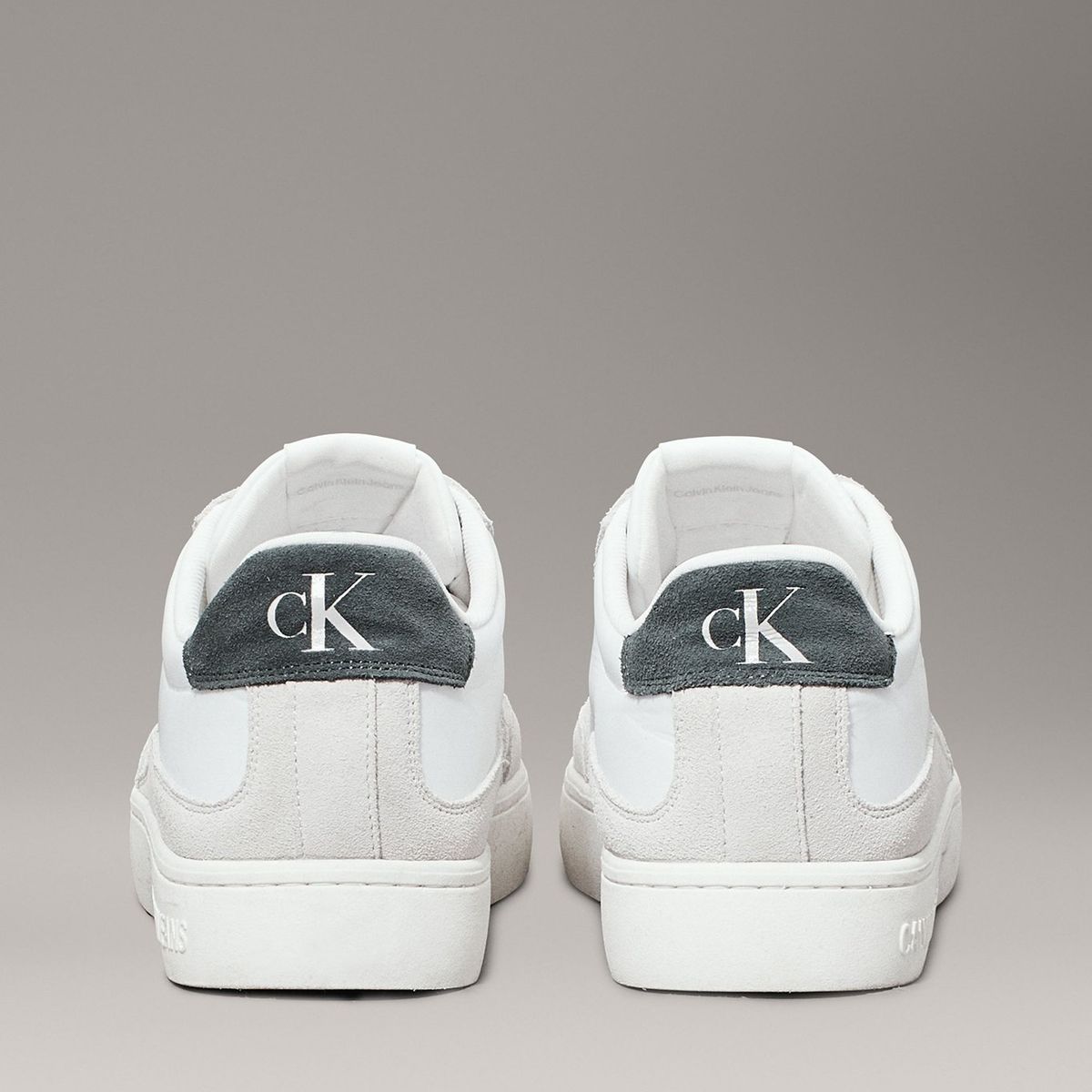 CALVIN KLEIN - Zapatillas Classic Cupsole Iconic Nylon Blanco Calvin Klein