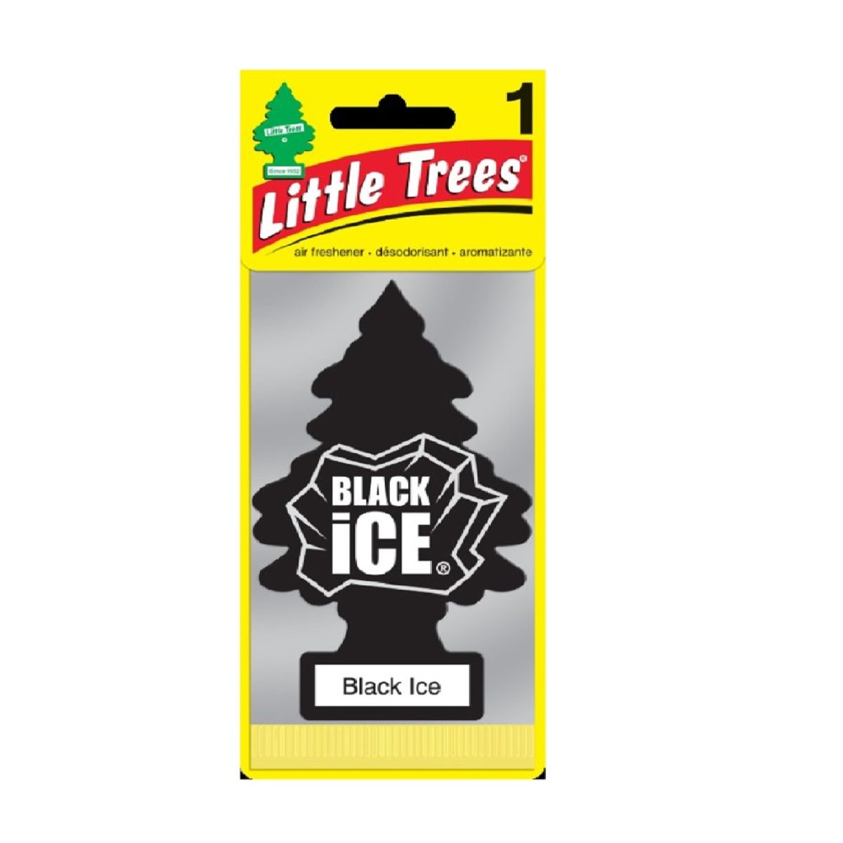 LITTLE TREES - AROMATIZANTE PINO HIELO NEGRO LITTLE TREES