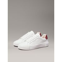 Zapatillas de Cuero Cupsole Lace Up Blanco