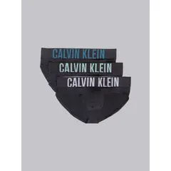 CALVIN KLEIN - Pack 3 Slips Intense Power Negro