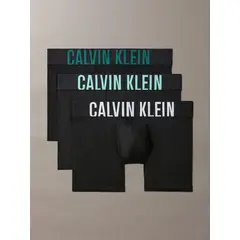 CALVIN KLEIN - Pack 3 Bóxers Brief Intense Power Negro