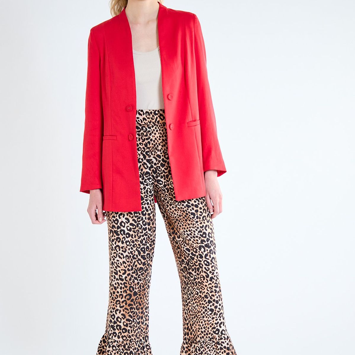 IO - Blazer Rojo Mujer Io