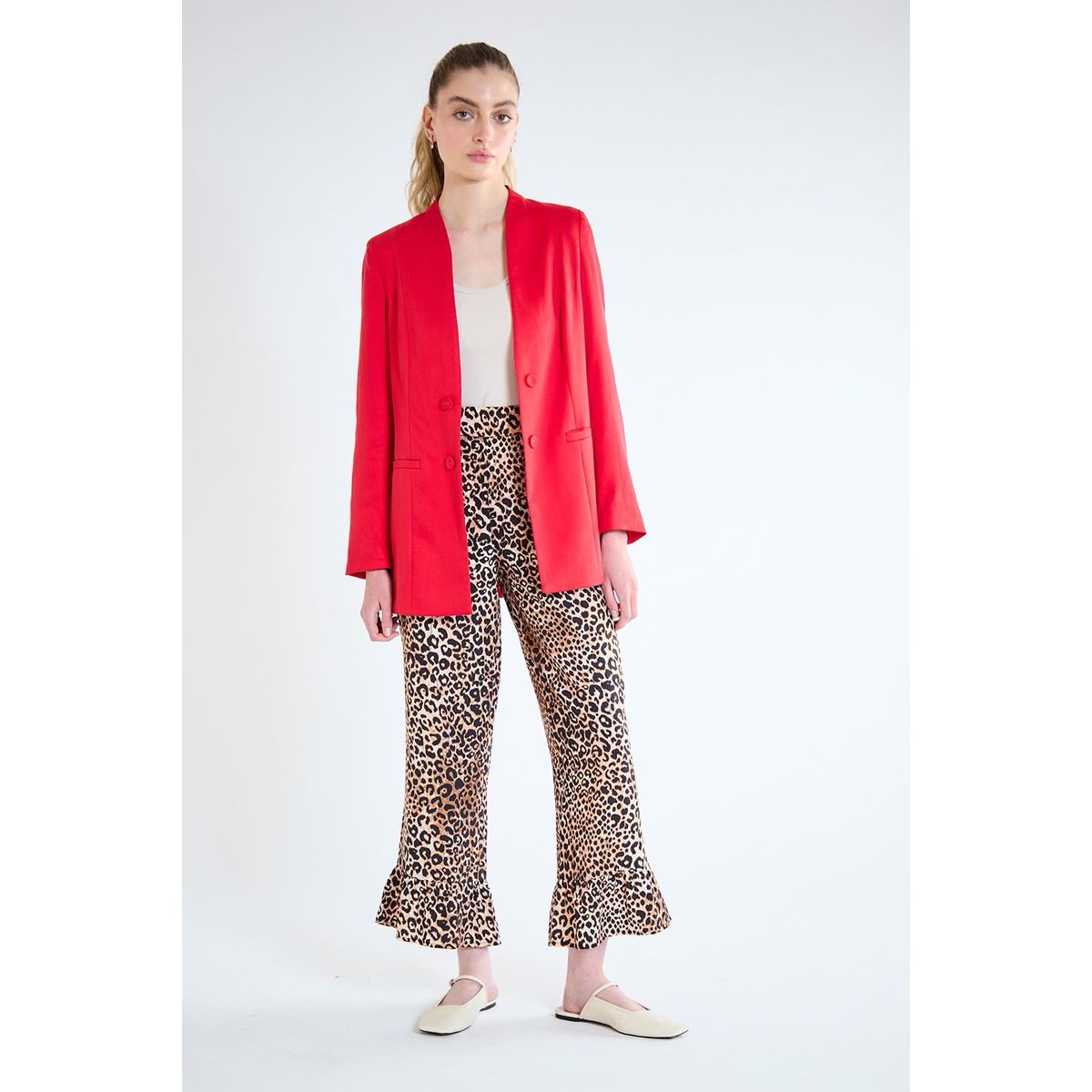 IO - Blazer Rojo Mujer Io