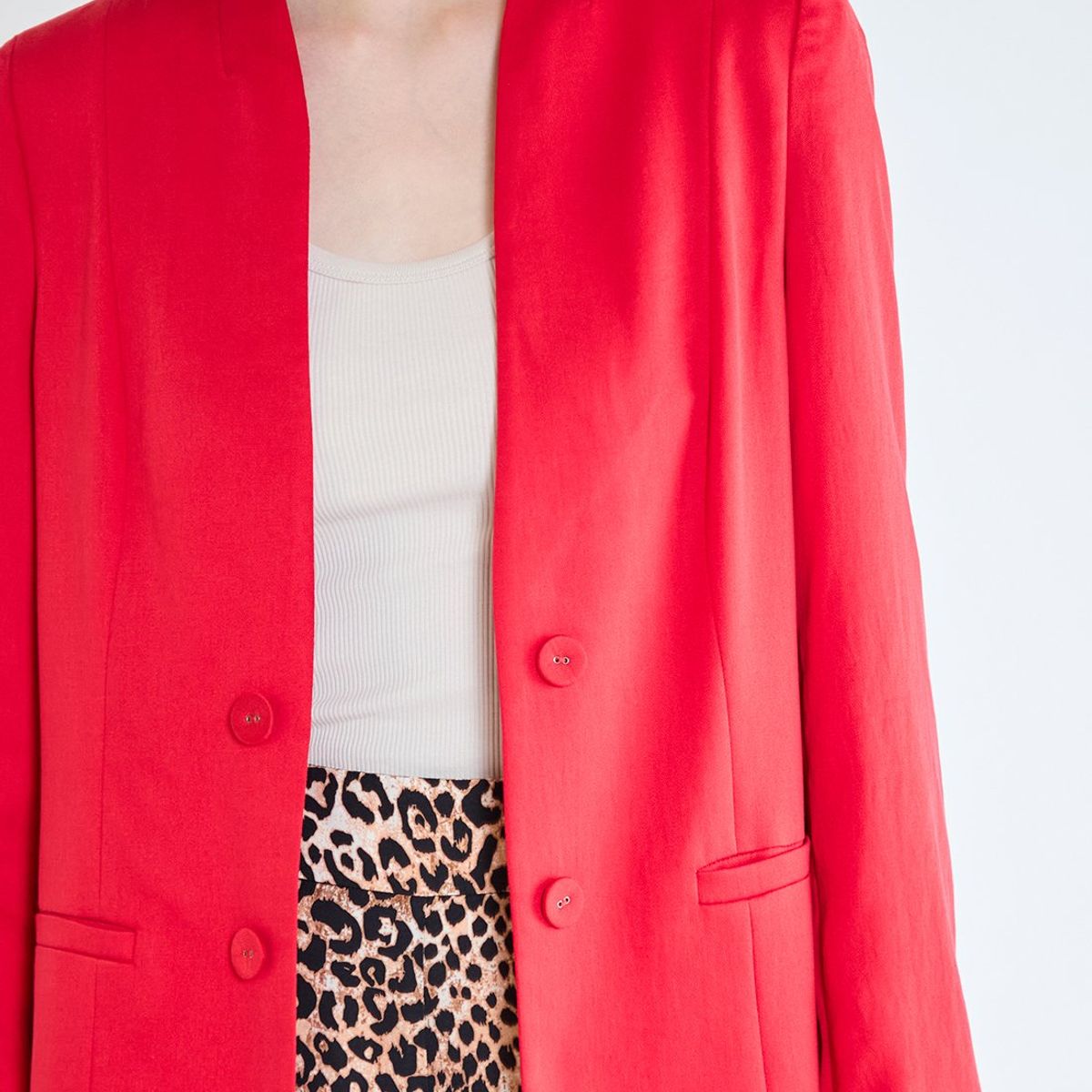 IO - Blazer Rojo Mujer Io