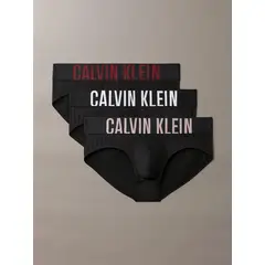 CALVIN KLEIN - Pack 3 Slips Intense Power Negro