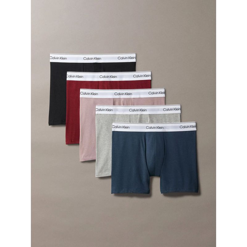 CALVIN KLEIN - Pack 5 Bóxers Brief Modern Cotton Holiday Multicolor Calvin Klein
