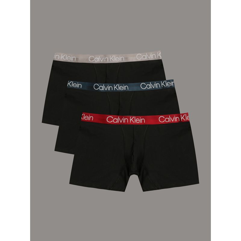 CALVIN KLEIN - Pack 3 Bóxers Brief Modern Structure Negro Calvin Klein