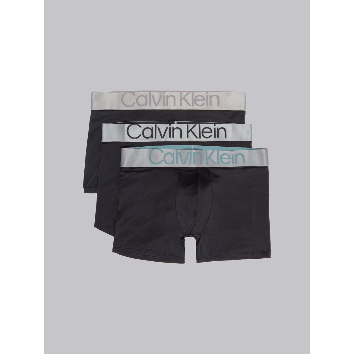 CALVIN KLEIN - Pack 3 Bóxers Brief Steel Micro Negro Calvin Klein