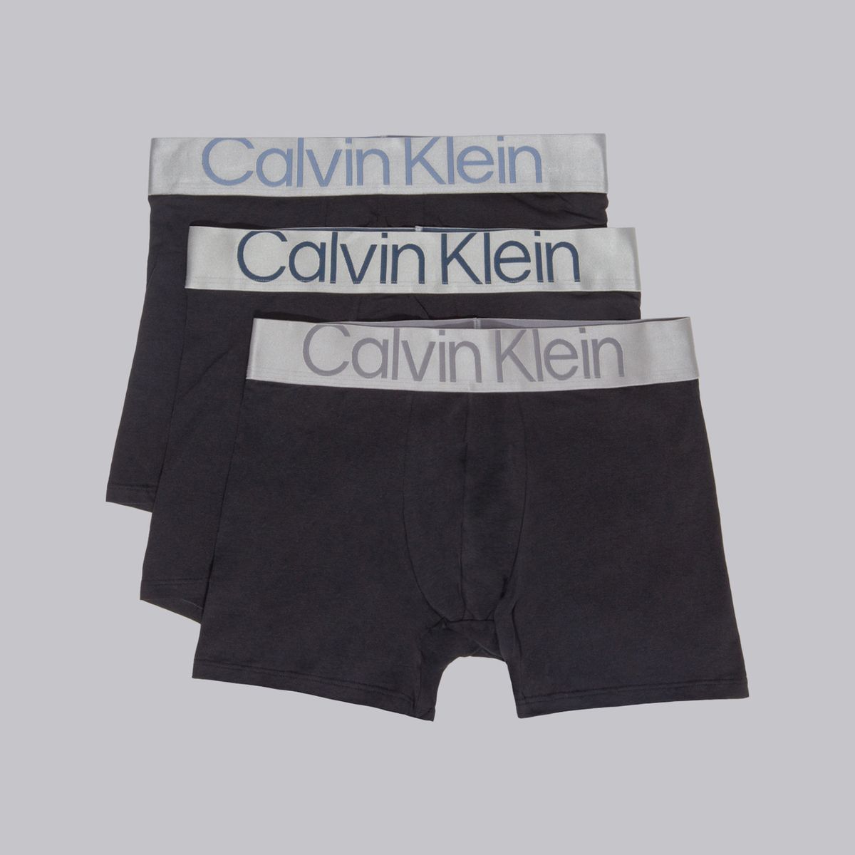 CALVIN KLEIN - Pack 3 Bóxers Brief Steel Cotton Negro Calvin Klein