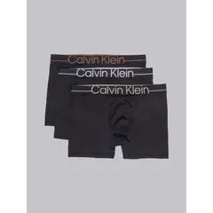 CALVIN KLEIN - Pack 3 Bóxers Brief Pro Fit Micro Negro