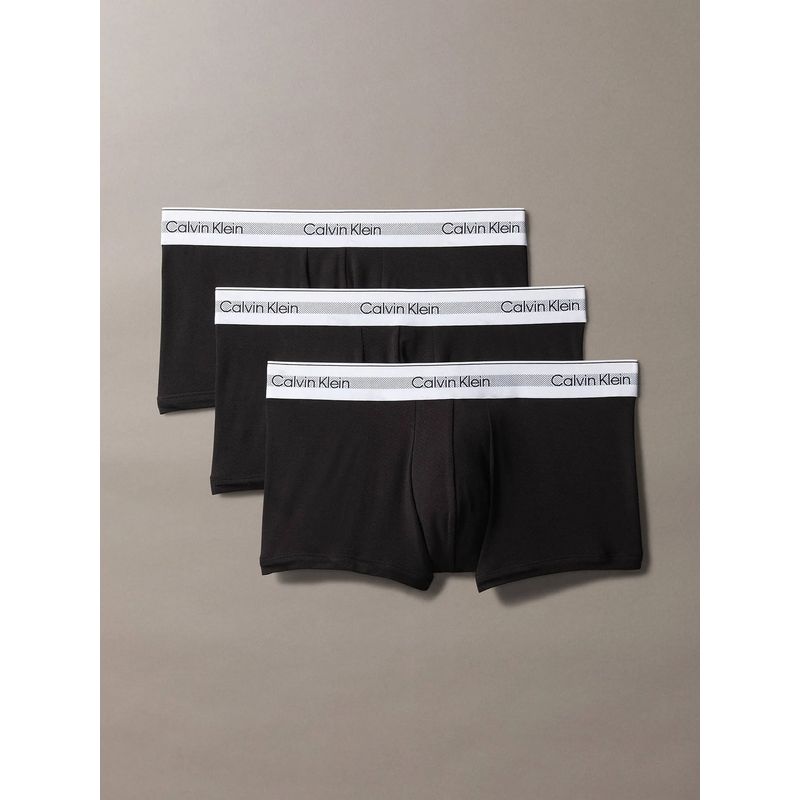 CALVIN KLEIN - Pack 3 Bóxers Low Rise Trunk Modern Air Negro Calvin Klein