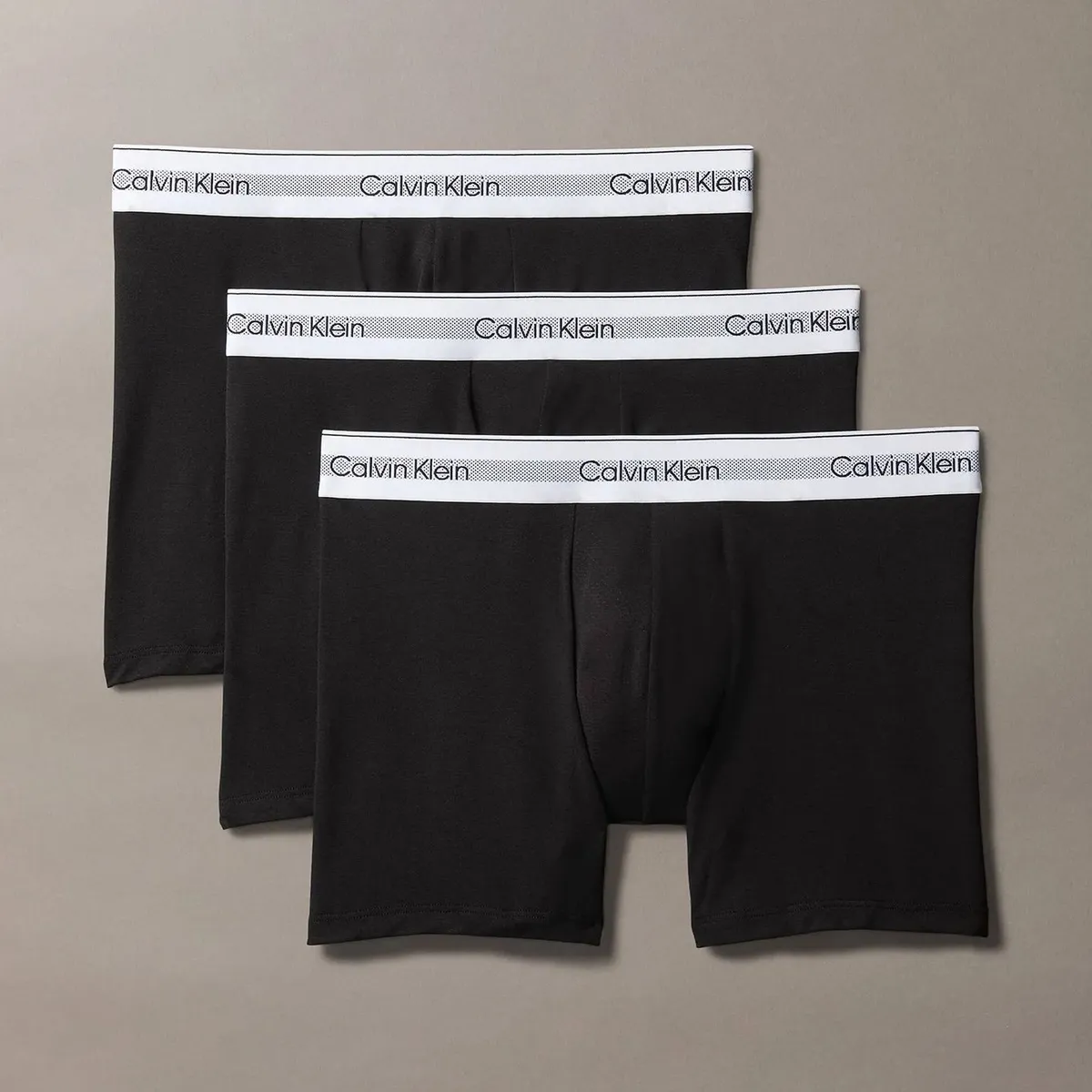 CALVIN KLEIN - Pack de 3 Bóxers Brief Modern Air Negro Calvin Klein