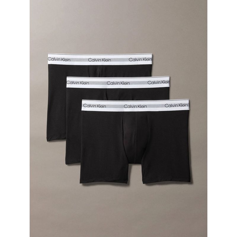 CALVIN KLEIN - Pack 3 Bóxesr Boxer Brief Modern Air Negro Calvin Klein