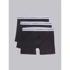 CALVIN KLEIN - Pack 3 Bóxesr Boxer Brief Long Modern Air Negro