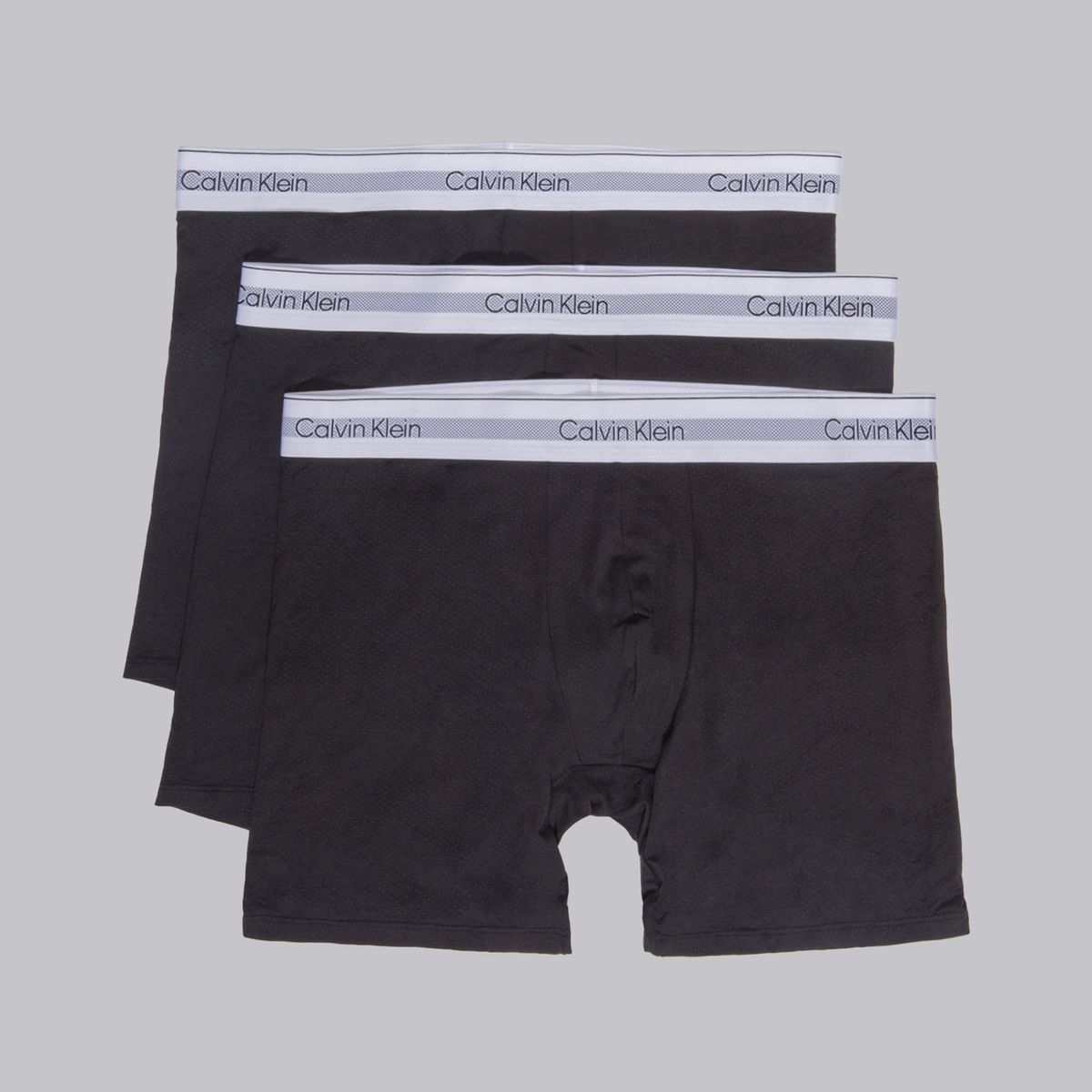 CALVIN KLEIN - Pack 3 Bóxers Brief Long Modern Air Negro Calvin Klein