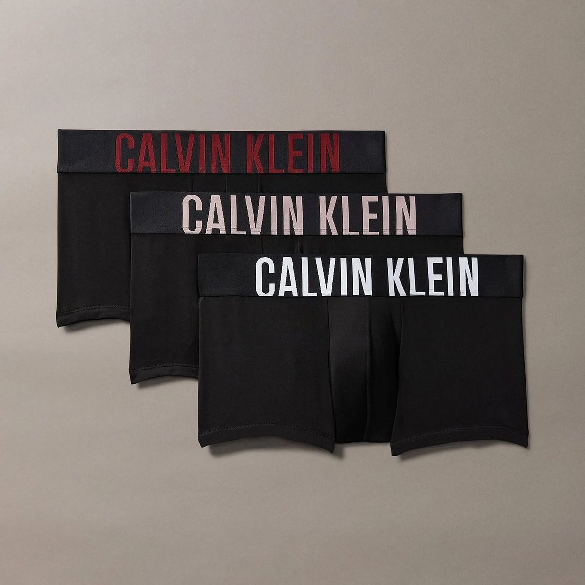 CALVIN KLEIN - Pack 3 Bóxers Low Rise Trunk Intense Power Micro Negro Calvin Klein