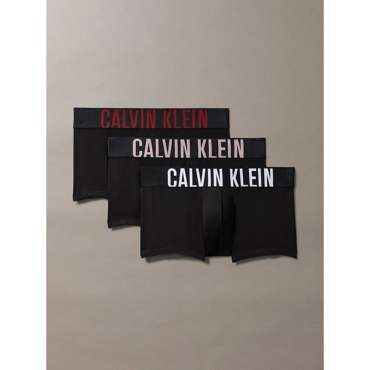 CALVIN KLEIN - Pack 3 Bóxers Low Rise Trunk Intense Power Micro Negro Calvin Klein