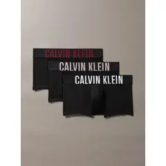 CALVIN KLEIN - Pack 3 Bóxers Low Rise Trunk Intense Power Micro Negro