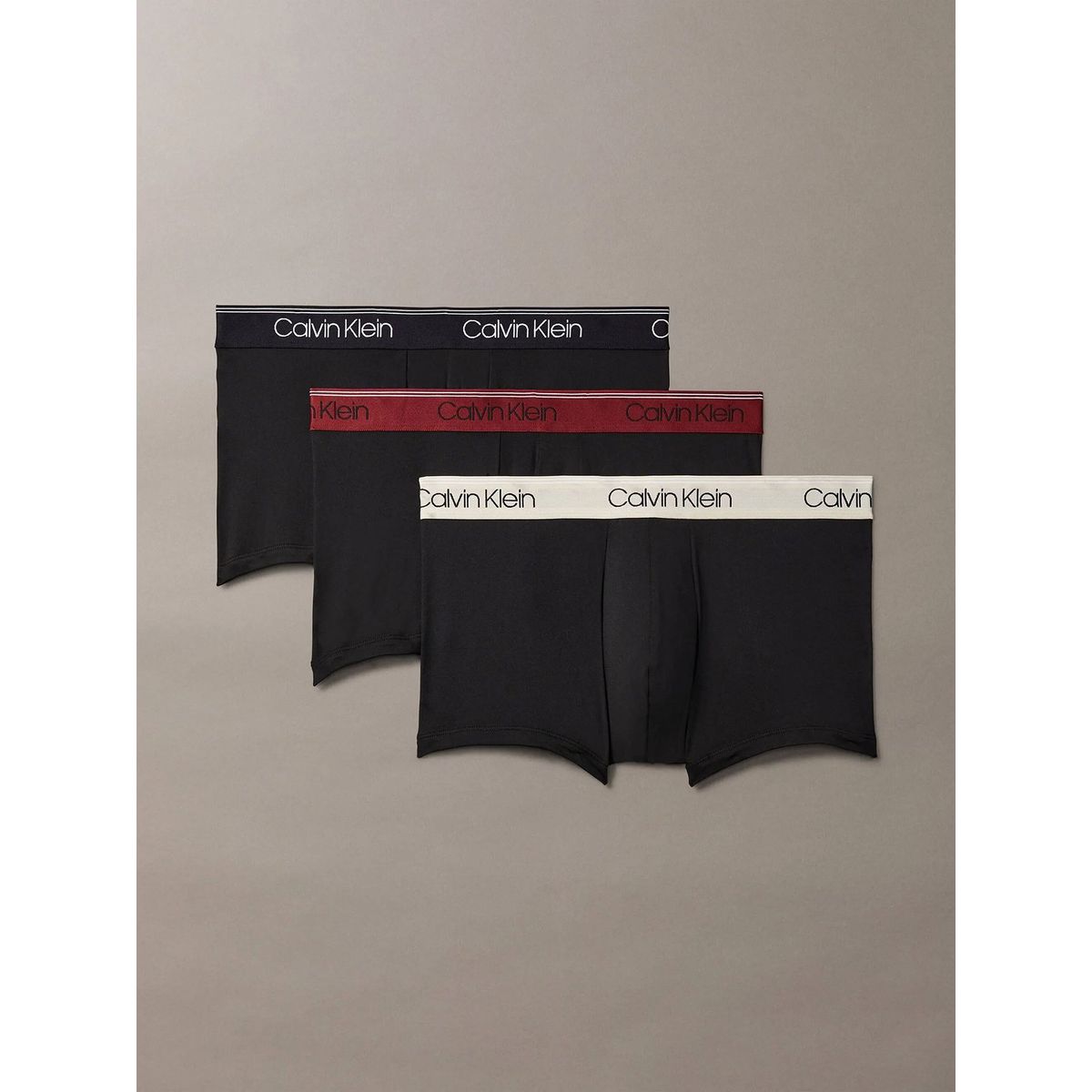 CALVIN KLEIN - Pack 3 Bóxers Low Trunk Micro Stretch Negro Calvin Klein