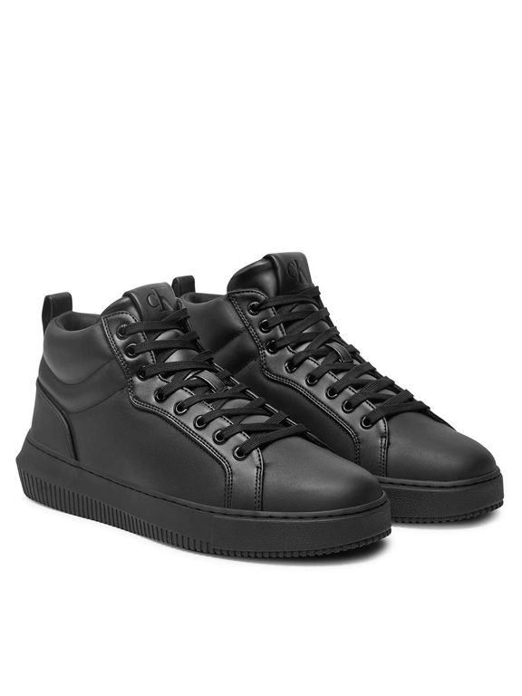 Zapatillas de Cuero Chunky Cupsole Negro