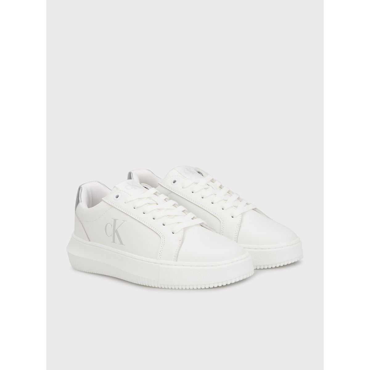 CALVIN KLEIN - Zapatillas Chunky Cupsole Laceup Lth Blanco Calvin Klein