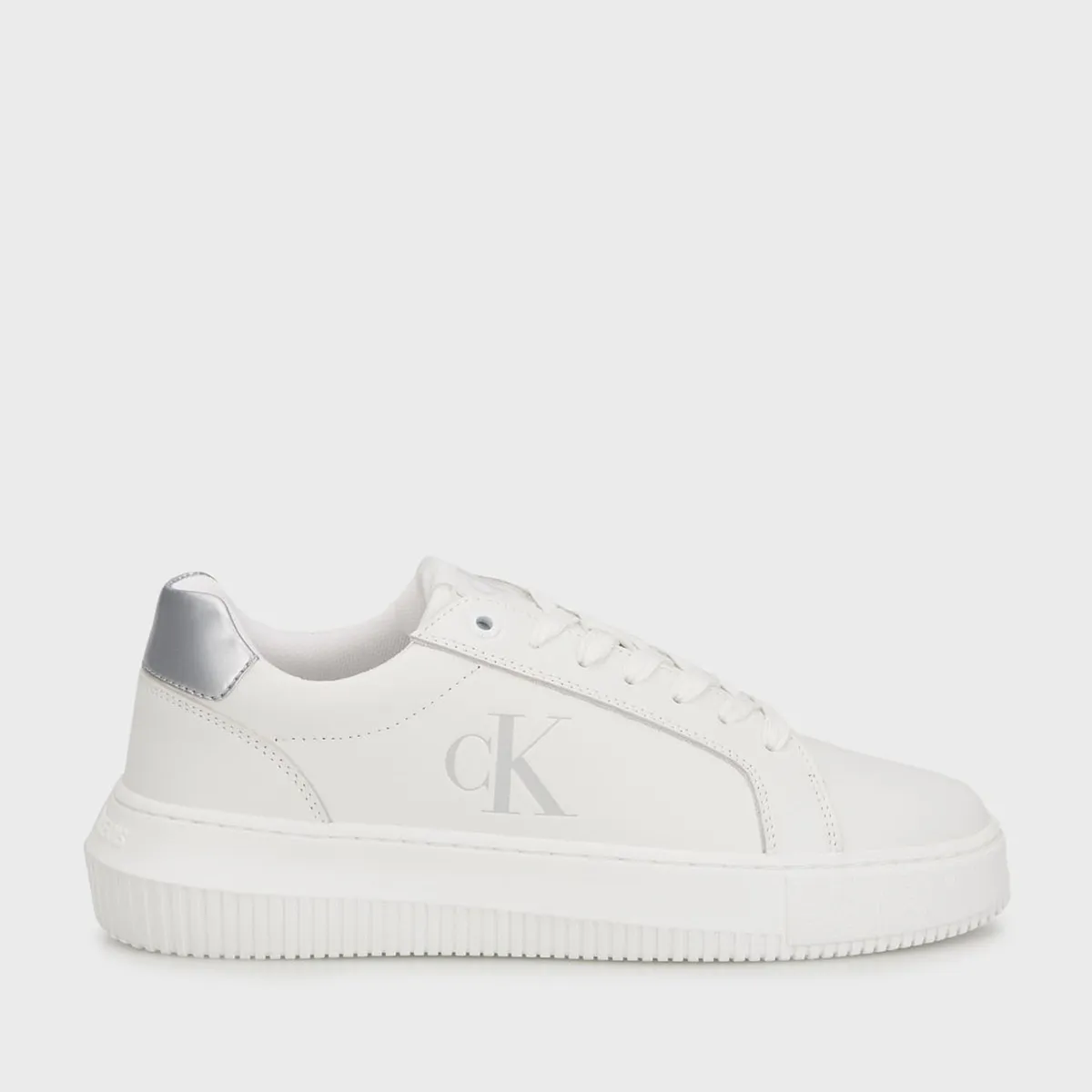 CALVIN KLEIN - Zapatillas Chunky Cupsole Laceup Lth Blanco Calvin Klein
