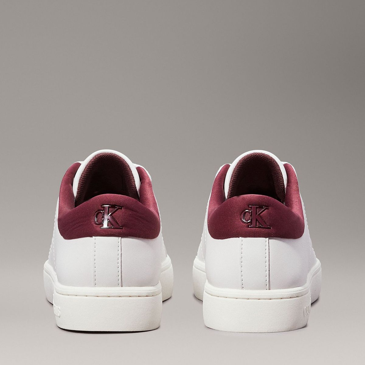 CALVIN KLEIN - Zapatillas de Cuero Classic Cupsole Blanco Calvin Klein