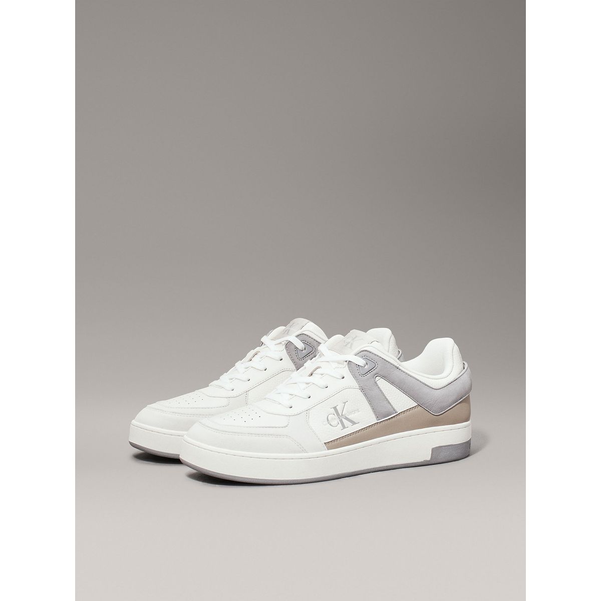 CALVIN KLEIN - Zapatillas Basket Cup Low Laceup Authenti Blanco Calvin Klein
