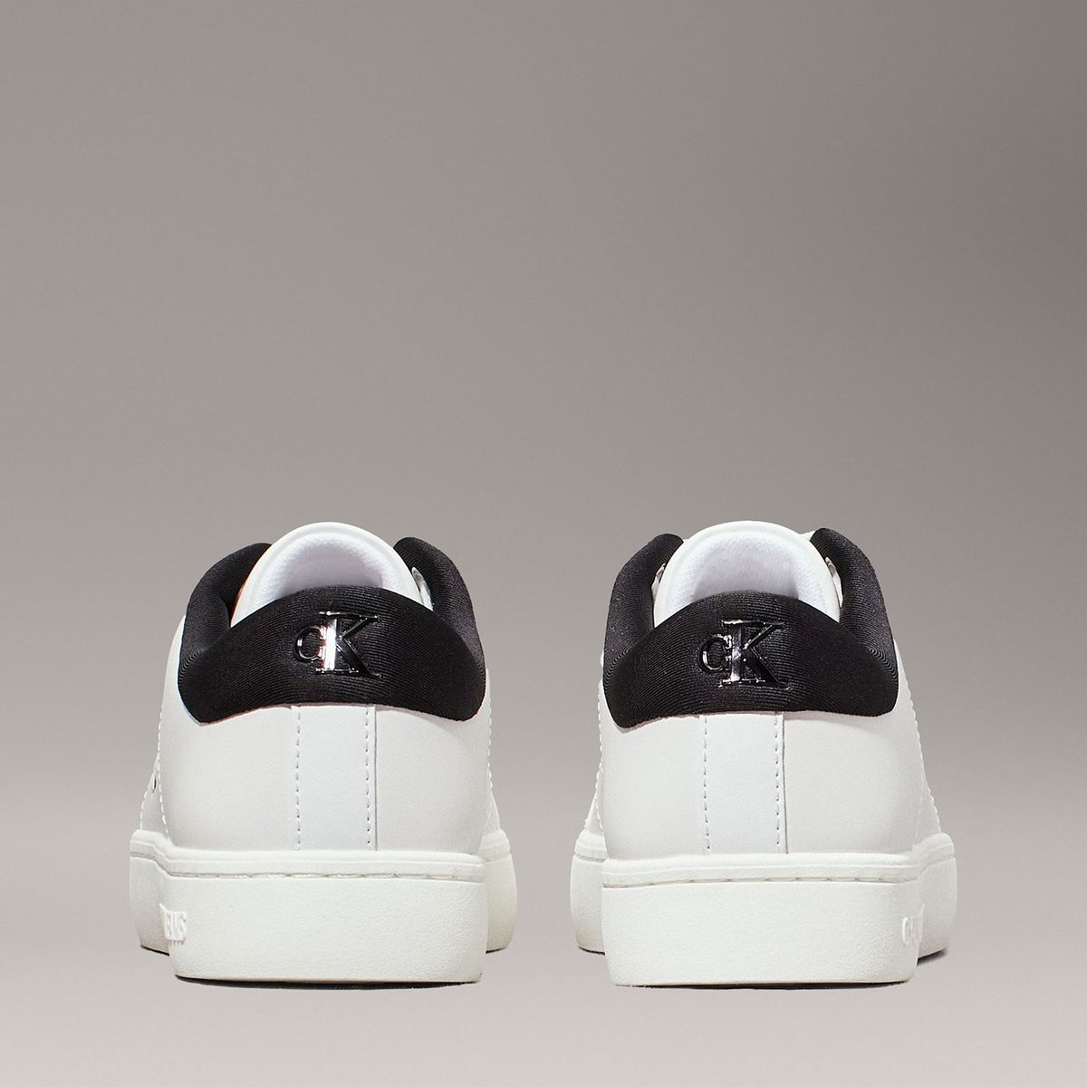 CALVIN KLEIN - Zapatillas de Cuero Classic Cupsole Blanco Calvin Klein