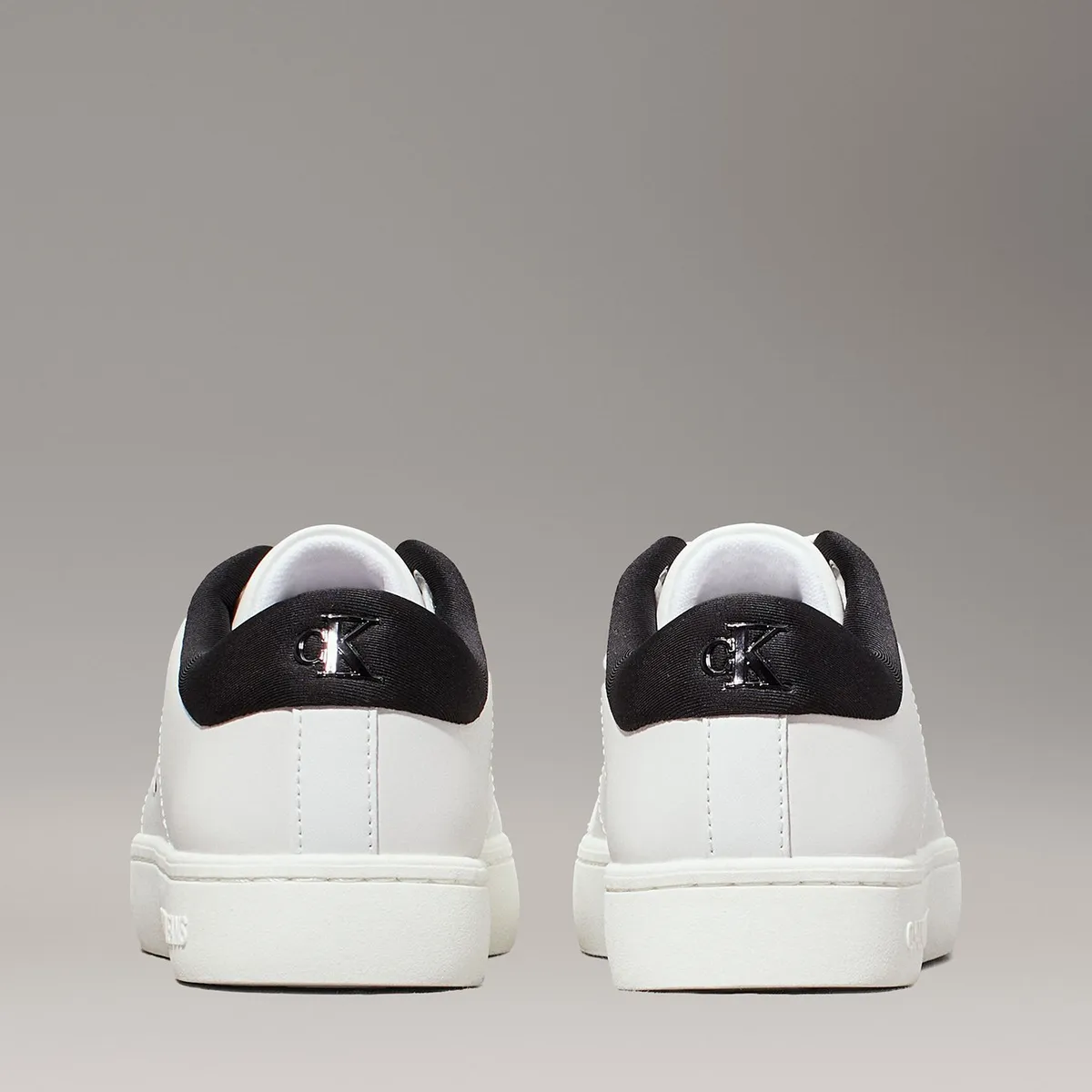 CALVIN KLEIN - Zapatillas de Cuero Classic Cupsole Blanco Calvin Klein