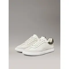 CALVIN KLEIN - Zapatillas de Cuero Cupsole Lace Mix Beige