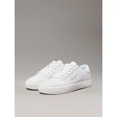CALVIN KLEIN - Zapatillas de Cuero Classic Cupsole Blanco