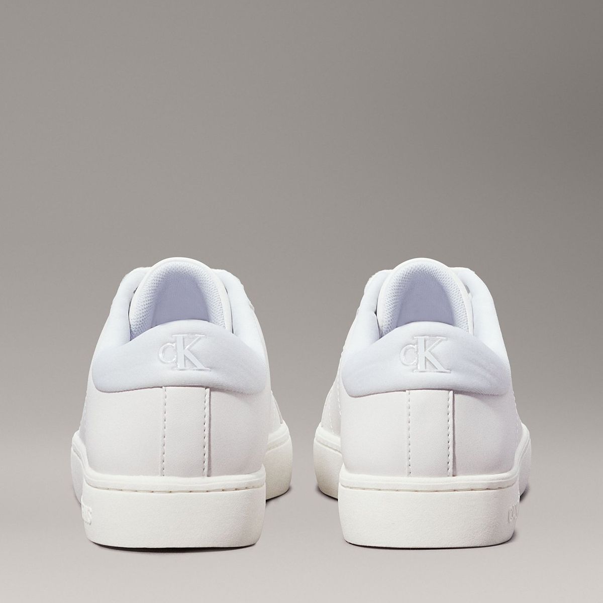 CALVIN KLEIN - Zapatillas de Cuero Classic Cupsole Blanco Calvin Klein