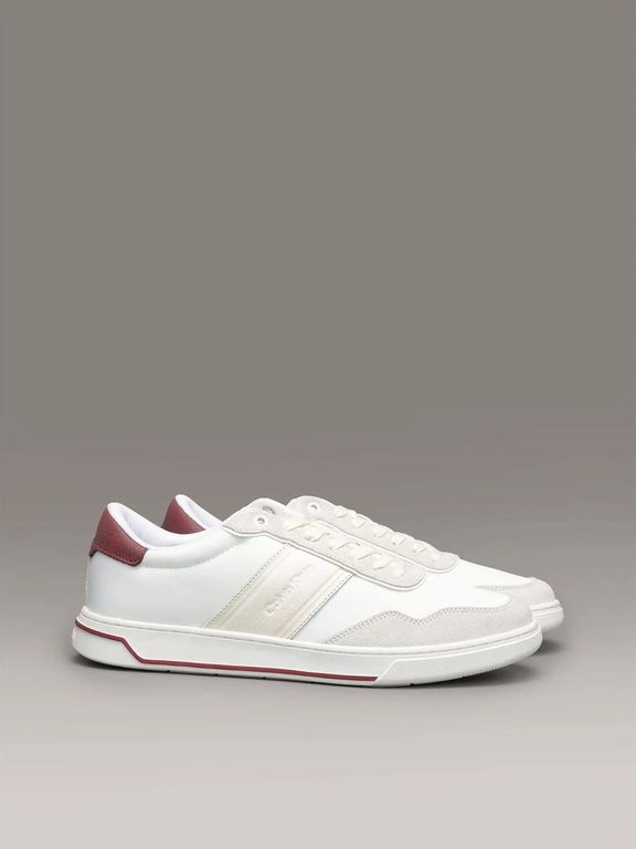 Zapatillas Low Top Lace Up Mix Blanco