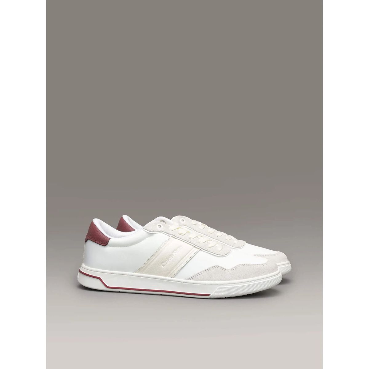 CALVIN KLEIN - Zapatillas Low Top Lace Up Mix Blanco Calvin Klein