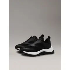 CALVIN KLEIN - Zapatillas Runner Slip On W/Zip Mix M Negro