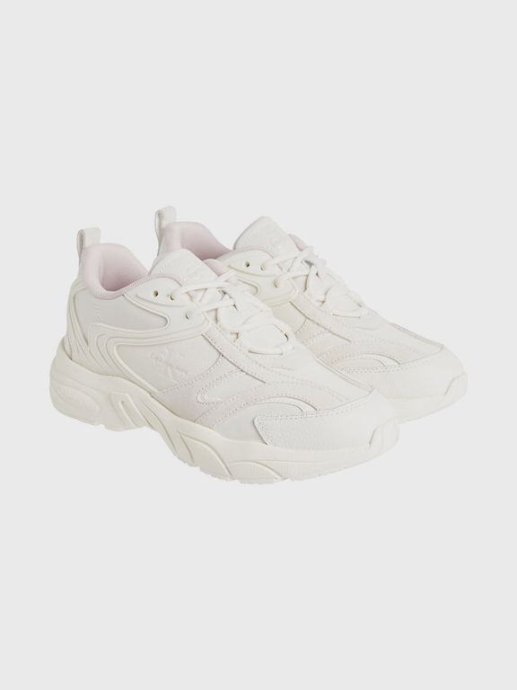 Zapatillas Retro Tennis Low Lace Ml Mix Blanco