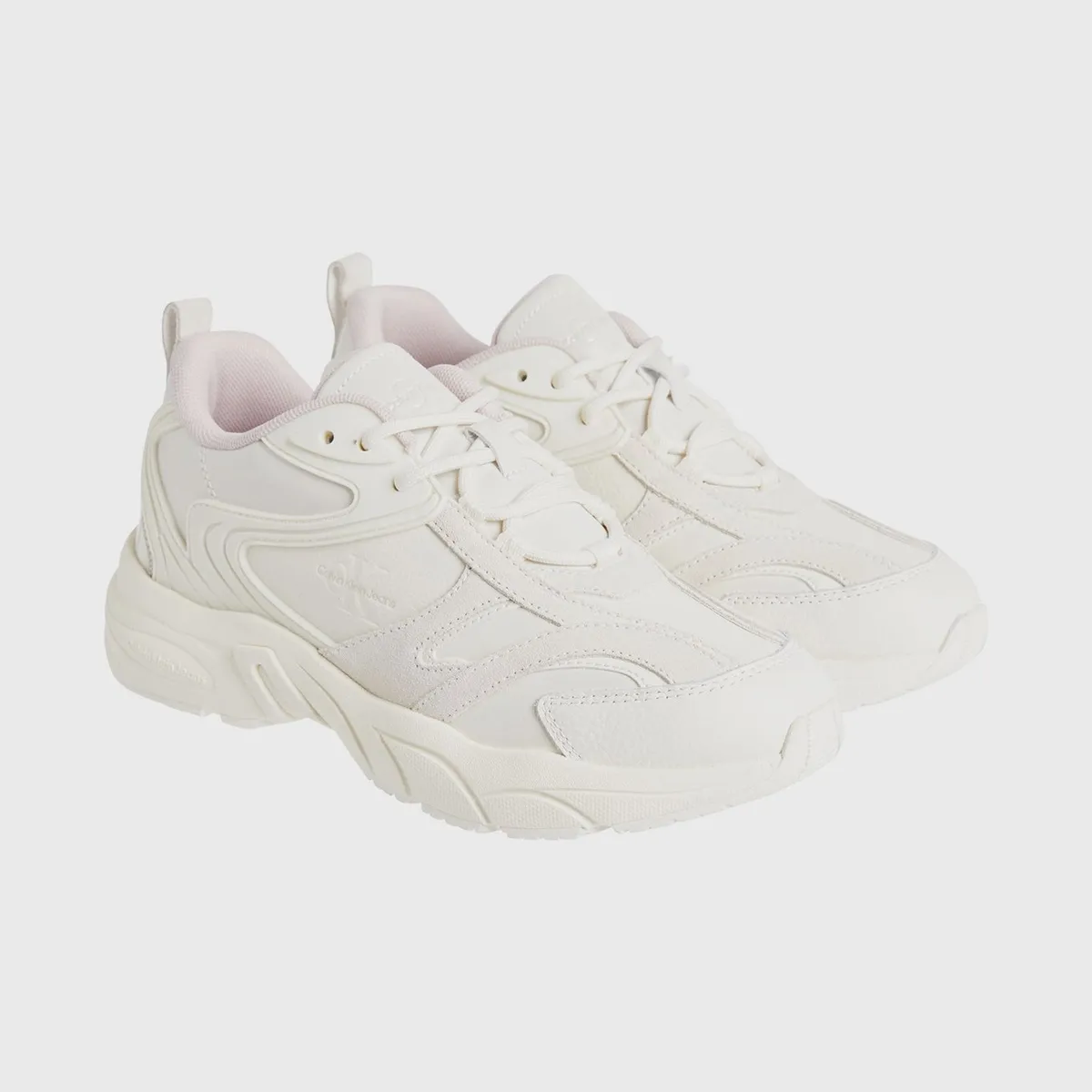 CALVIN KLEIN - Zapatillas Retro Tennis Low Lace Ml Mix Blanco Calvin Klein