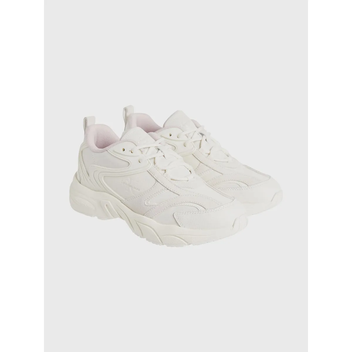 CALVIN KLEIN - Zapatillas Retro Tennis Low Lace Ml Mix Blanco Calvin Klein