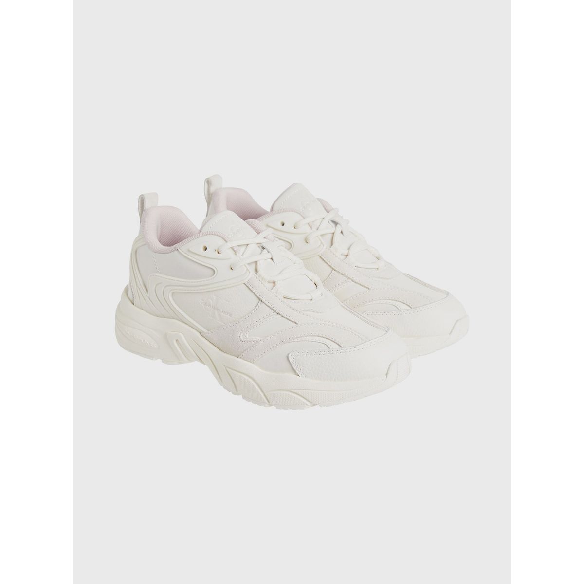 CALVIN KLEIN - Zapatillas Retro Tennis Low Lace Ml Mix Blanco Calvin Klein