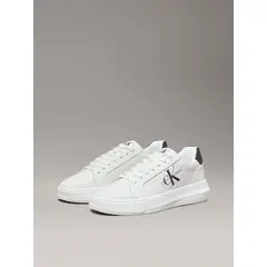 CALVIN KLEIN - Zapatillas de Cuero Chunky Cupsole Mono Blanco