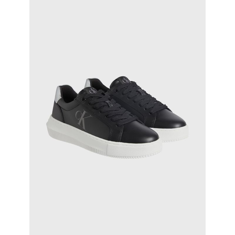 CALVIN KLEIN - Zapatillas Chunky Cupsole Laceup Lth Negro Calvin Klein